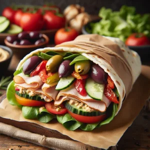 Mediterranean Turkey Sandwich