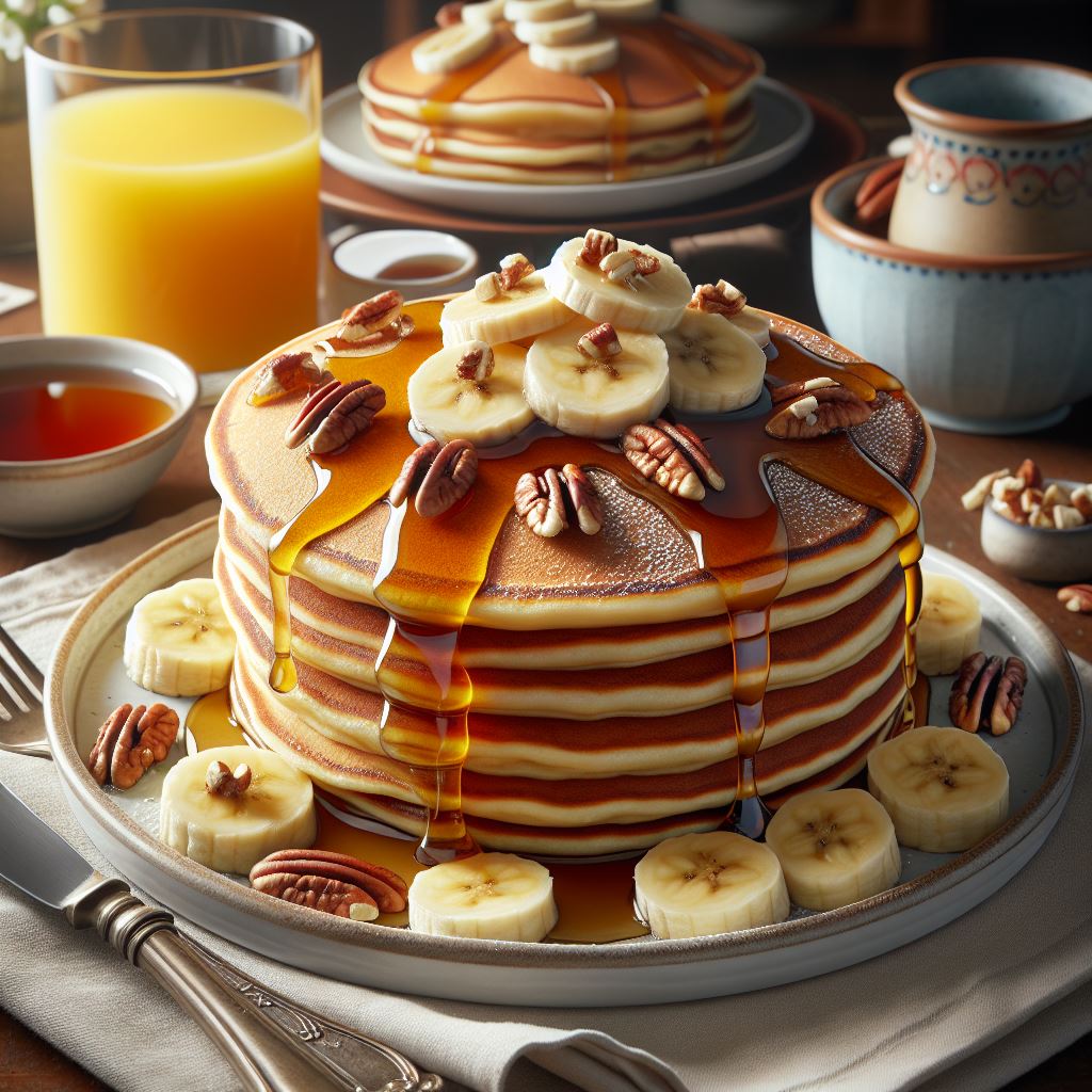 Banana Nut Pancakes