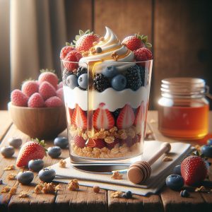 Fresh Fruit Breakfast Parfait