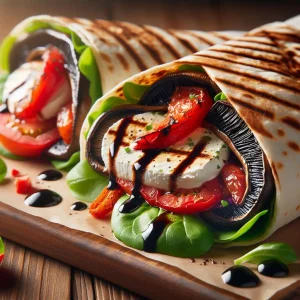 grilled portobello wrap