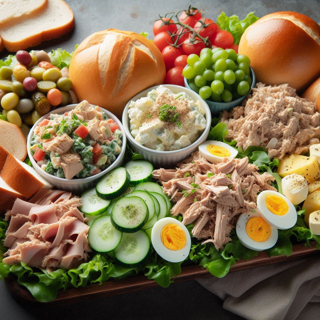 deli salad tray