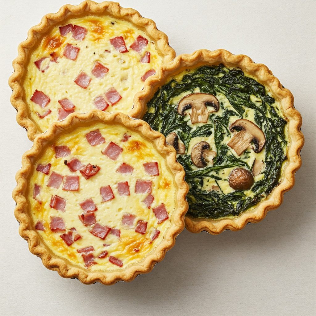 ham lorraine or florentine quiche