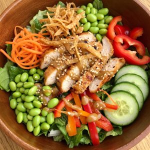 sesame ginger chicken salad