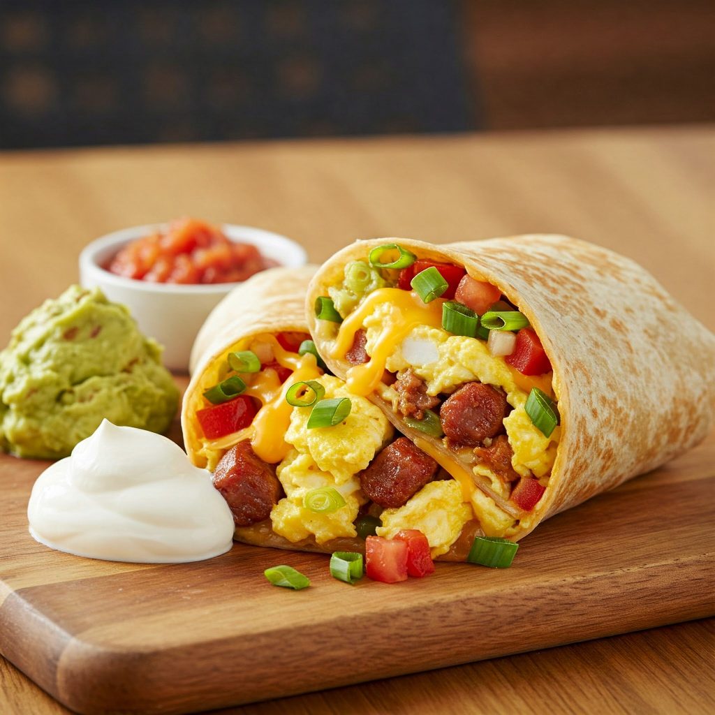 southwest breakfast burrito