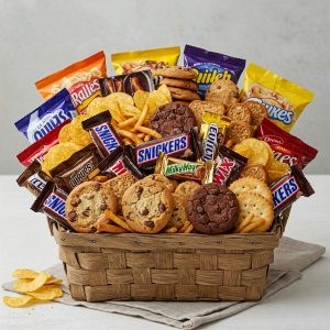 sweet salty snack basket