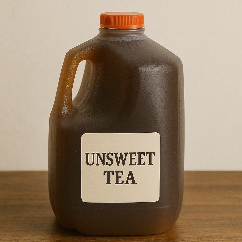 unsweet iced tea