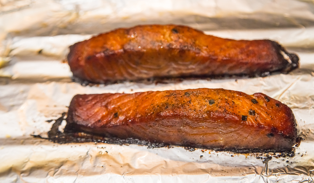 Bourbon Glazed Salmon