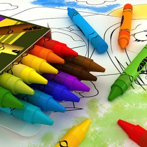 Coloring Books & Crayons